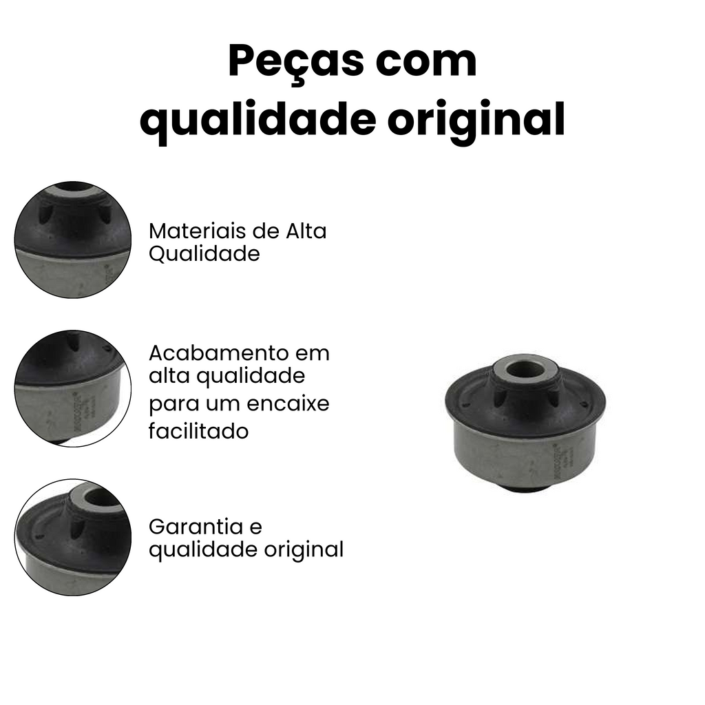 Bucha Bandeja Dianteira Dir/Esq Peugeot 307 Citroen - Imagem 3