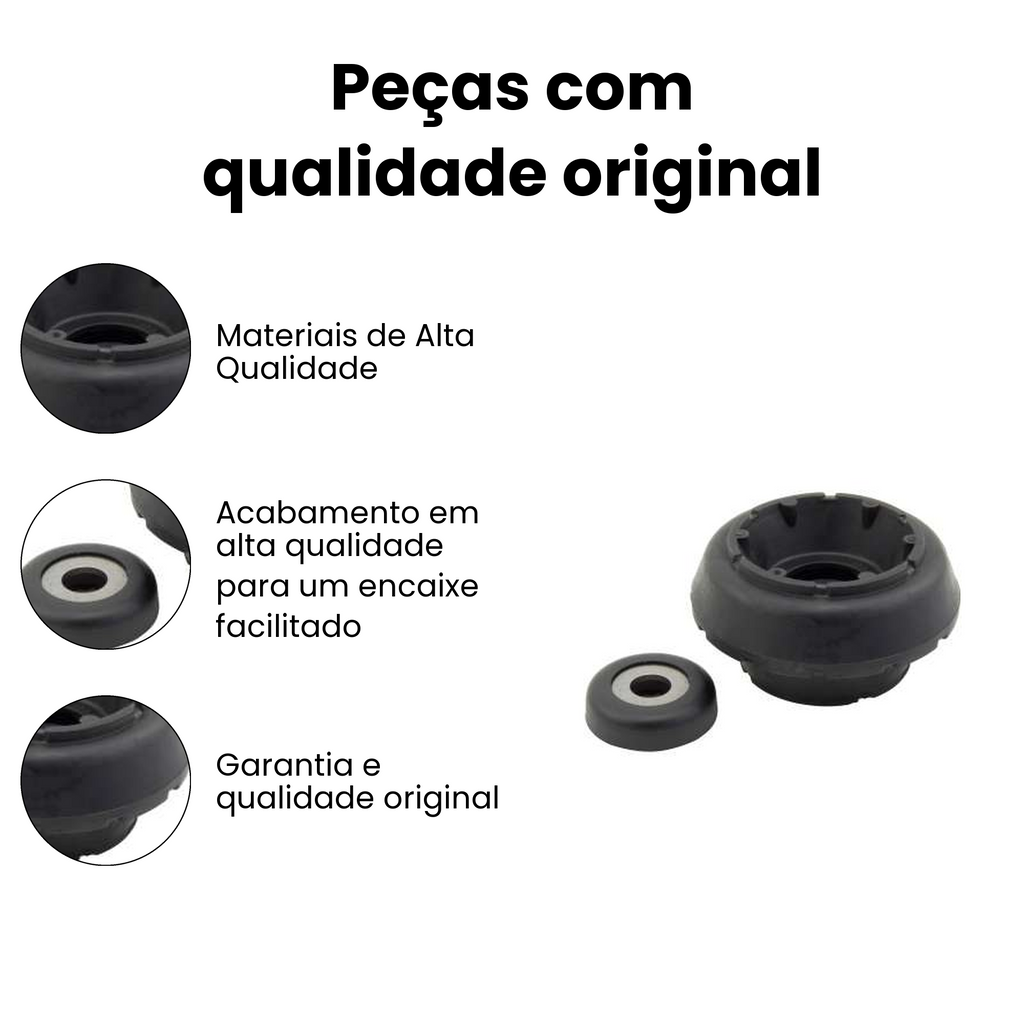 Coxim Amortecedor Dianteiro Direito/Esquerdo PassatGolf - Imagem 3