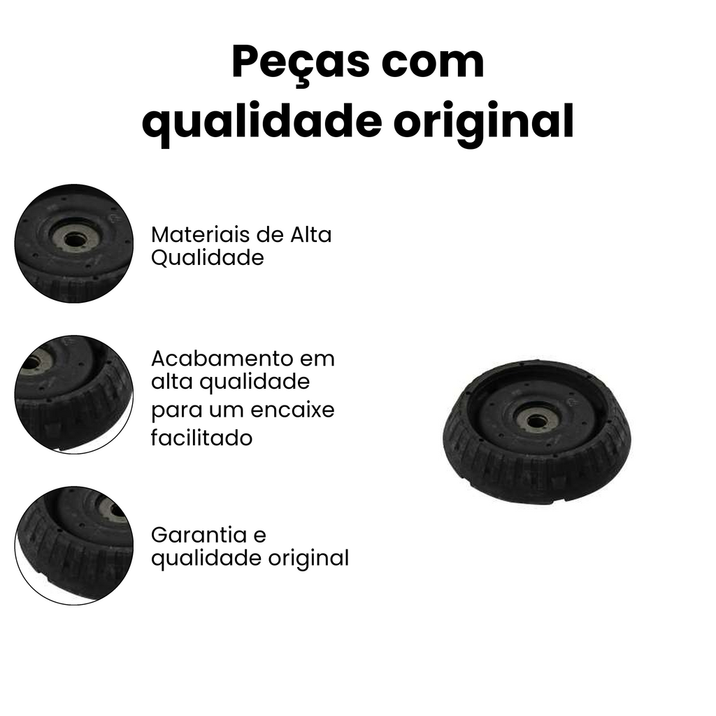 Coxim Amortecedor Traseiro Direito/Esquerdo Ford Ka - Imagem 3