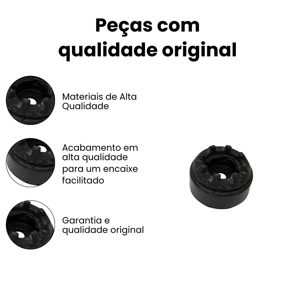 Coxim Amortecedor Dianteiro Direito/Esquerdo Fiat Fiorino - Imagem 3