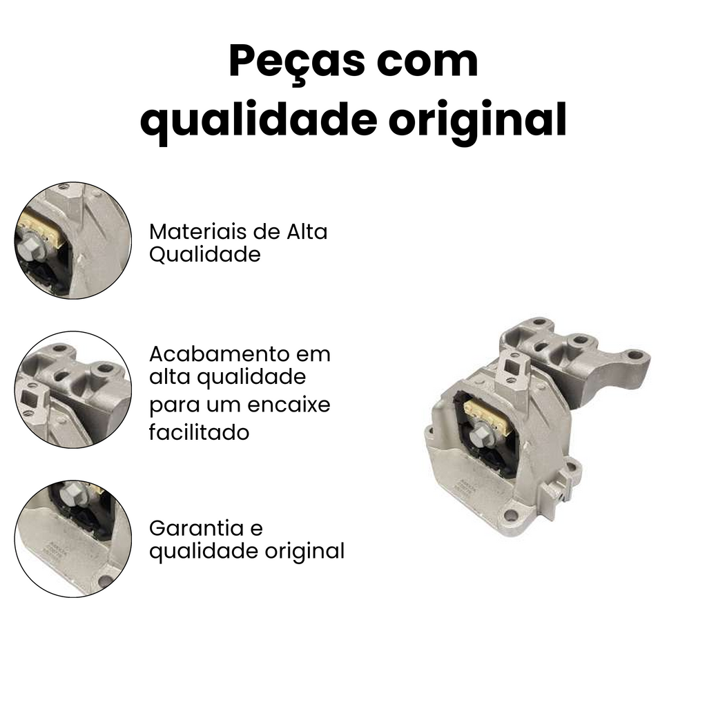 Coxim Motor Dianteiro Direito Original VW Polo Fox - Imagem 3