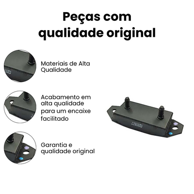 Coxim Motor Traseiro Direito/Esquerdo Fusca Brasilia - Imagem 3