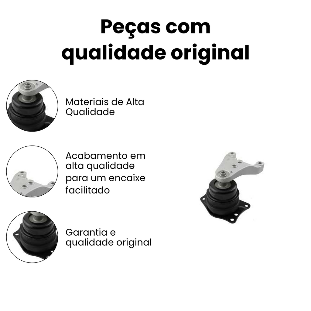 Coxim Motor Dianteiro Direito VW Polo Fox Original - Imagem 3