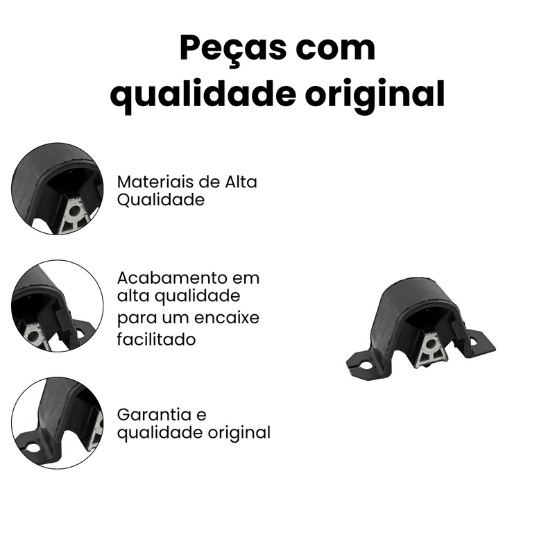 Coxim Motor Tras Dir Esq Chevrolet Ipanema 1997 - Imagem 3