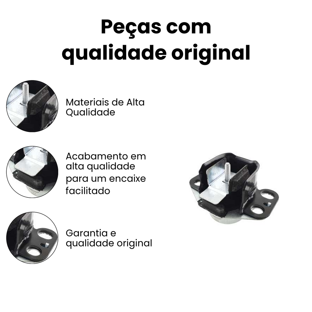 Coxim Motor Dianteiro Direito Renault Clio Kangoo - Imagem 3