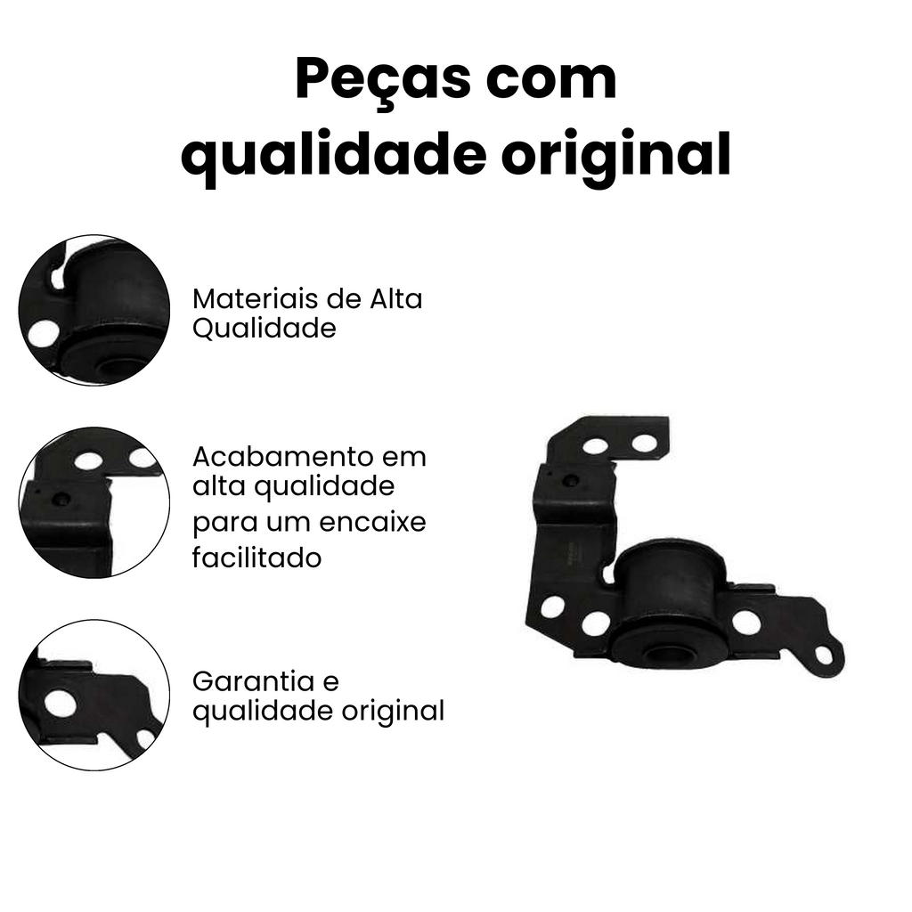 Bucha Bandeja Dianteiro Esquerdo Com Barra Estabilizadora - Imagem 3