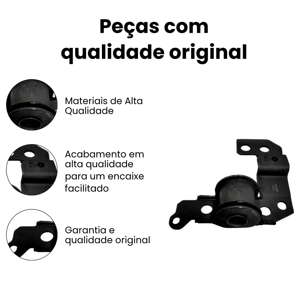 Bucha Bandeja Dianteira Direita com Barra Estabilizadora - Imagem 3