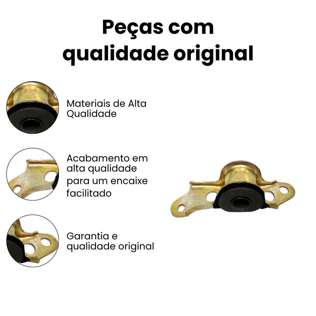 Bucha Bandeja Traseiro Direito Sem Barra Estabilizadora - Imagem 3