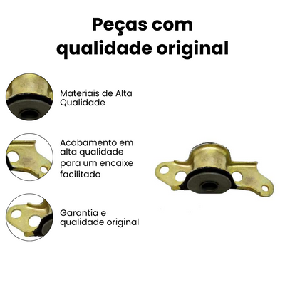 Bucha Bandeja Dianteiro Palio Sem Barra Estabilizadora - Imagem 3