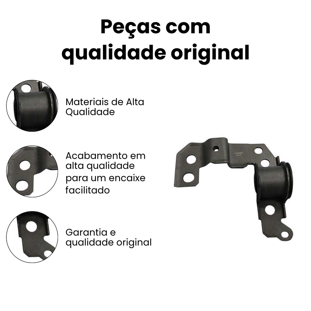 Bucha Bandeja Dianteira Direita Fiat Palio Siena - Imagem 3