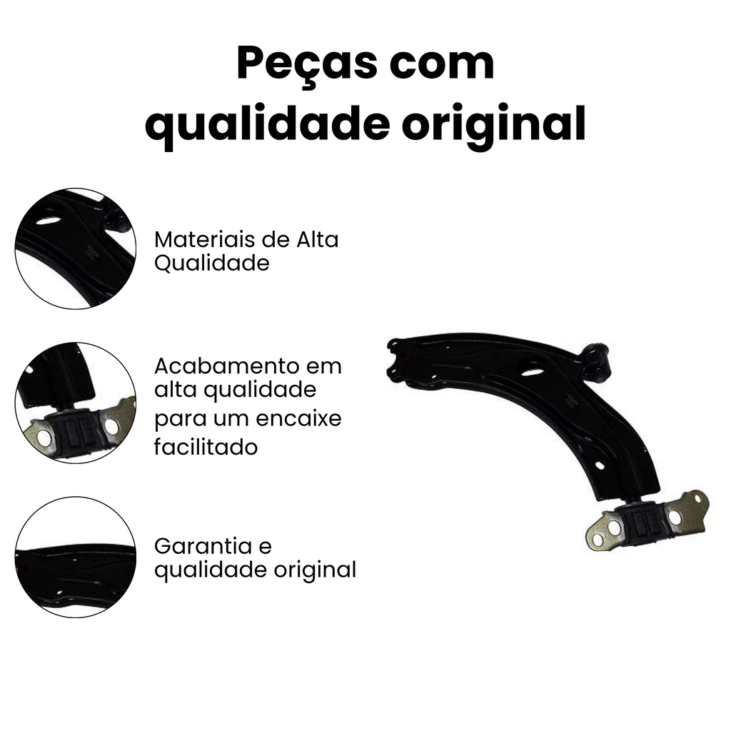 Bandeja Suspensão Dianteira Esquerda Inferior Doblo Palio - Imagem 3