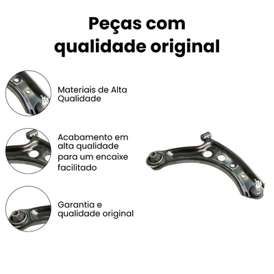 Bandeja de Suspensão Dianteira Direita Inferior Toyota Etios - Imagem 3