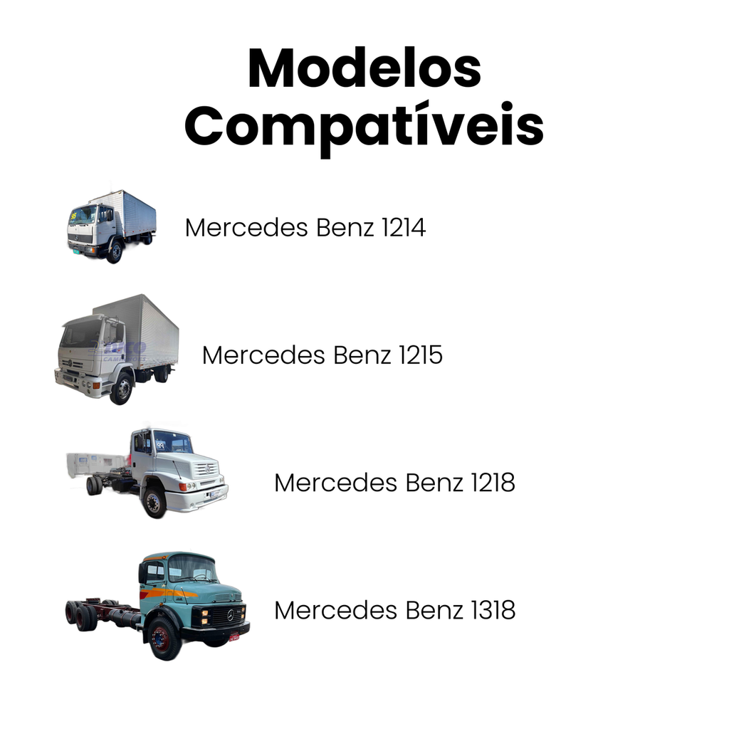 ABRACADEIRA Mercedes Benz Agrale Caminhões Ônibus - Imagem 4