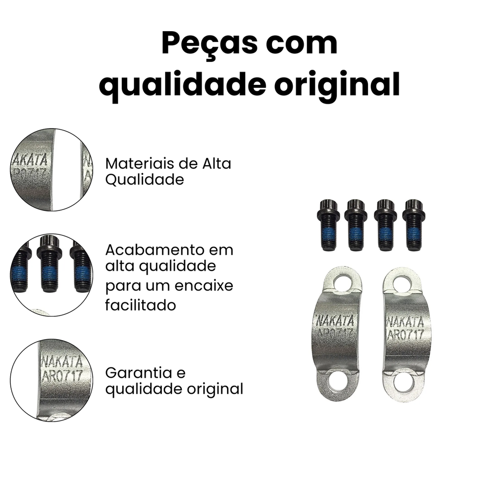 Abraçadeira Ford F-14000 Iveco Agrale VW Caminhão NC03003 - Imagem 3