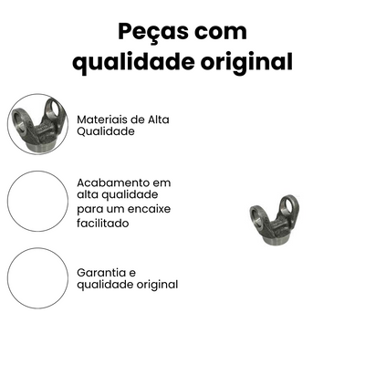 Garfo Cardan 1210 Series Volvo Chevette - Imagem 3