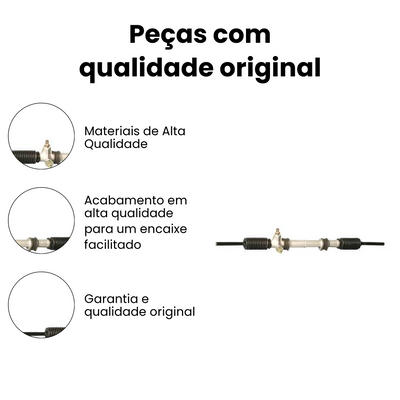 Caixa Direção Mecânica Sem Axial Ford Pampa Belina - Imagem 3
