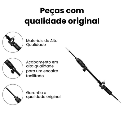 Caixa Direção Mecânica com Axial Ford Fiesta Hatch 1996-2006 - Imagem 3