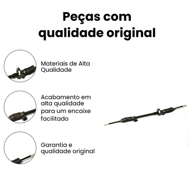 Caixa Direção Mecânica com Axial Ford Ka 1997-2008 Fiesta 19 - Imagem 3