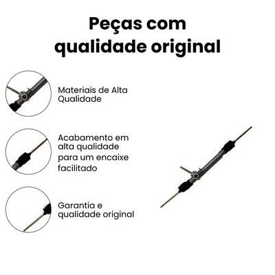Caixa Direção Mecânica Axial Prisma Celta Corsa Classic - Imagem 2