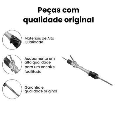 Caixa Direção Mecânica Axial Celta Corsa - Imagem 2