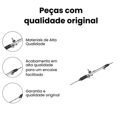 Caixa Direção Mecânica com Axial Chevrolet Corsa Hatch Sedan - Imagem 2
