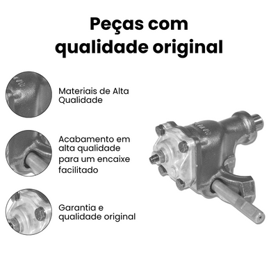 Caixa de Direção Volkswagen Fusca 1967-1997 Variant 1969-198 - Imagem 2