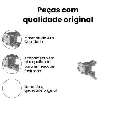 Caixa Direção Mecânica Sem Axial VW SP2 Brasília - Imagem 3