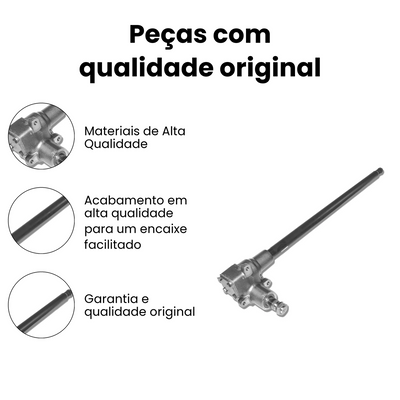 Caixa Direção Mecânica Sem Axial Volkswagen Kombi 1984-1997 - Imagem 2