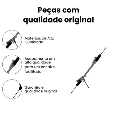 Caixa Direção Mecânica com Axial Ford Ecosport 2013-2020 - Imagem 3