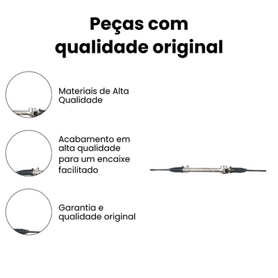 Caixa Direção Elétrica Com Axial VW Polo Virtus T-Cross - Imagem 3