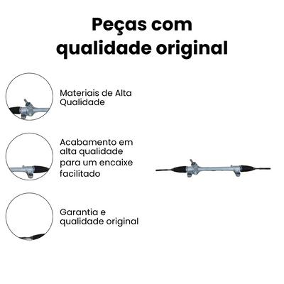 Caixa Direção Mecânica Com Axial Toyota Corolla 2015-2018 - Imagem 2