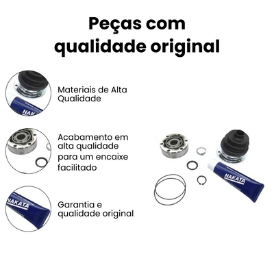 Junta Deslizante Câmbio Direito Esquerdo Palio Doblo - Imagem 3