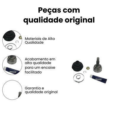 Junta Homocinética Roda Gol 2005-2014 Direito/Esquerdo - Imagem 3