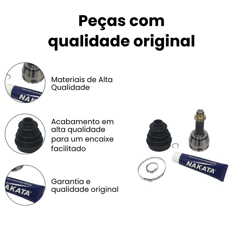 Junta Homocinética Fixa Dianteira Ford Fiesta Ka - Imagem 3