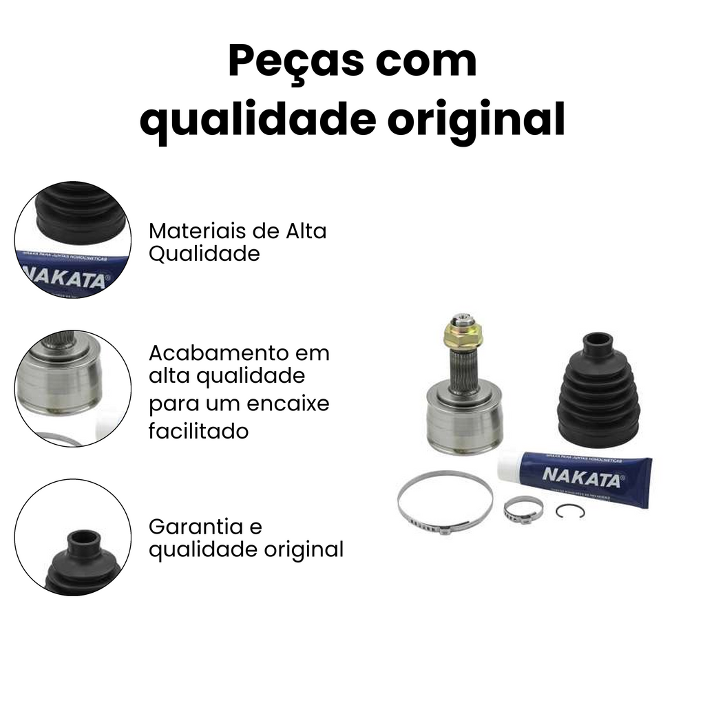 Junta Fixa Direito / Esquerdo Fiat Jeep Toro Renegade - Imagem 3