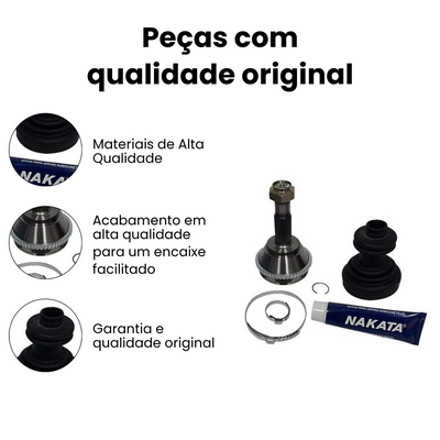 Junta Homocinética Fixa Dianteira Lado Direito ou Esquerdo - Imagem 3