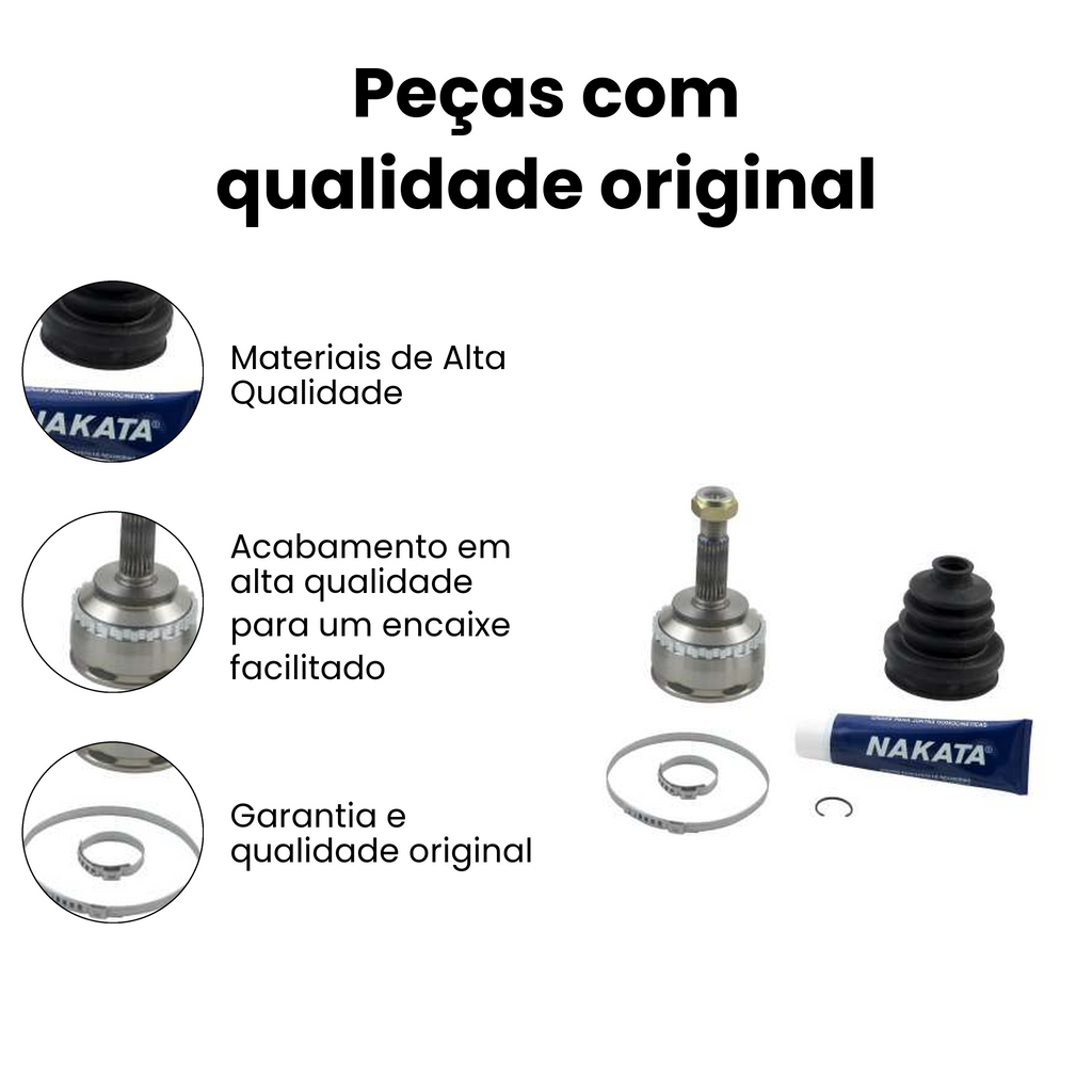Junta Fixa Dianteiro Esquerdo Renault Clio - Imagem 3