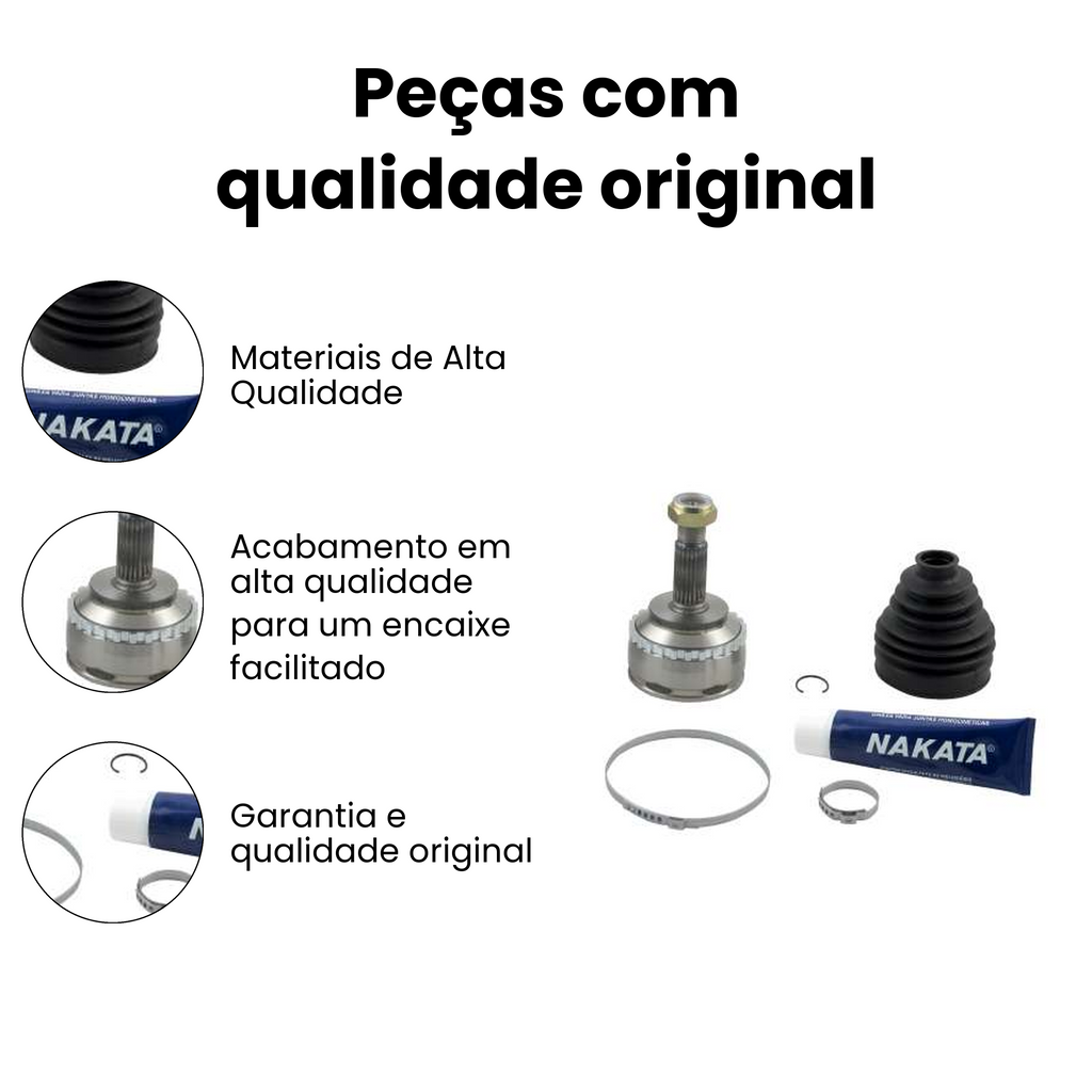 Junta Fixa Dianteiro Direito Renault Clio - Imagem 3