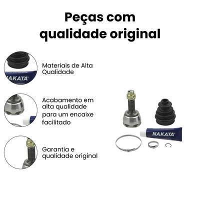 Junta Fixa Dianteira Direito e Esquerdo Nakata Toyota Etios - Imagem 3