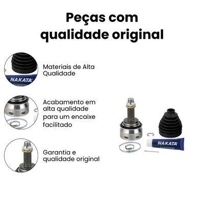 Junta Fixa Roda Direito Esquerdo Toyota Hilux Nakata - Imagem 3