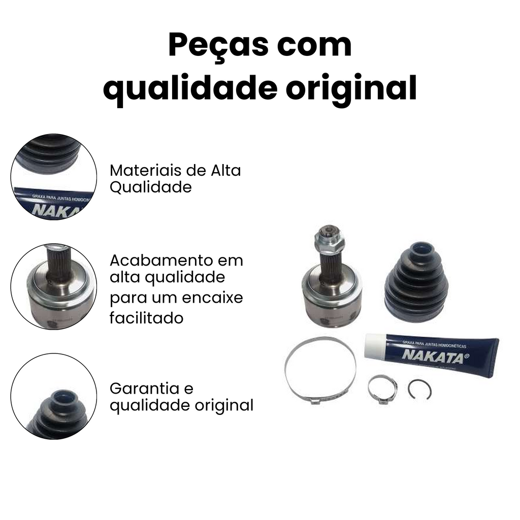 Junta Fixa Honda Civic 1.8 2.0 2.4 2012-2016 - Imagem 3