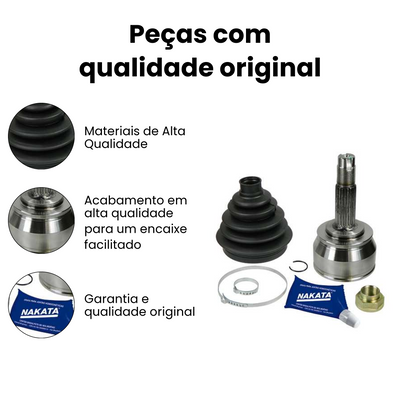 Junta Homocinética Roda Fiat Palio Strada NJH91-1409 - Imagem 3