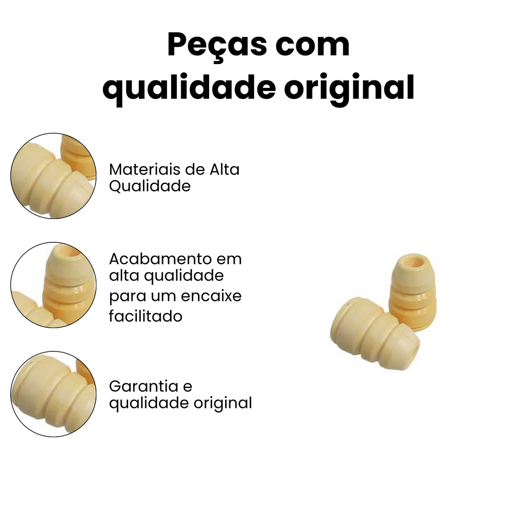 Kit Batentes Amortecedor Traseiro Direito Esquerdo Citroen - Imagem 3
