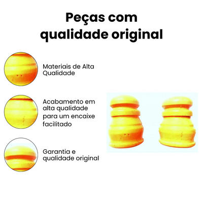 Kit Batentes Amortecedor Traseiro Kia Soul - Imagem 3