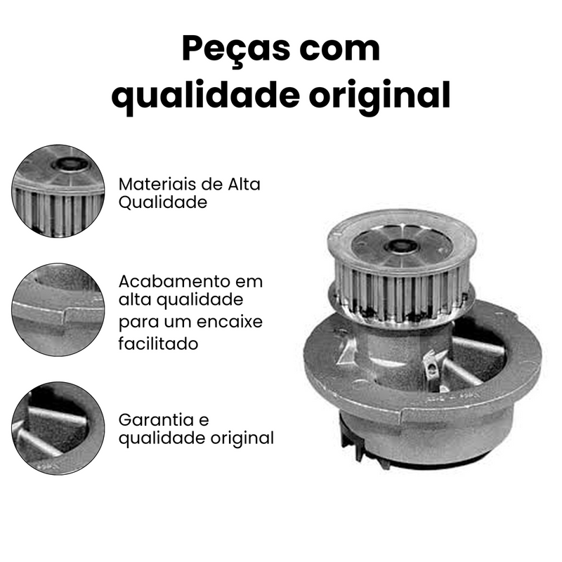 Bomba Água Chevrolet Corsa 1.0 16v 1999-2003 Sedan Super Sfi - Imagem 3