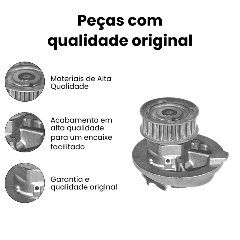 Bomba Água GM Ipanema Kadett Monza 1.8 2.0 8V 1982-1995 - Imagem 3