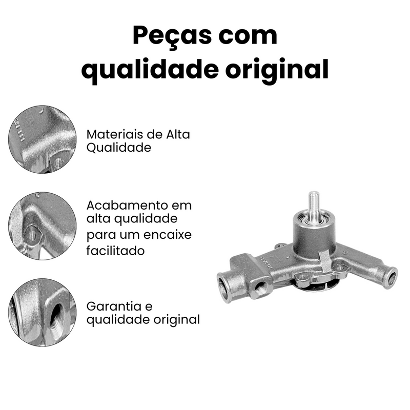 Bomba Água Chevrolet Bonanza Veraneio D-20 4.0 8v Turbo Aspi - Imagem 3