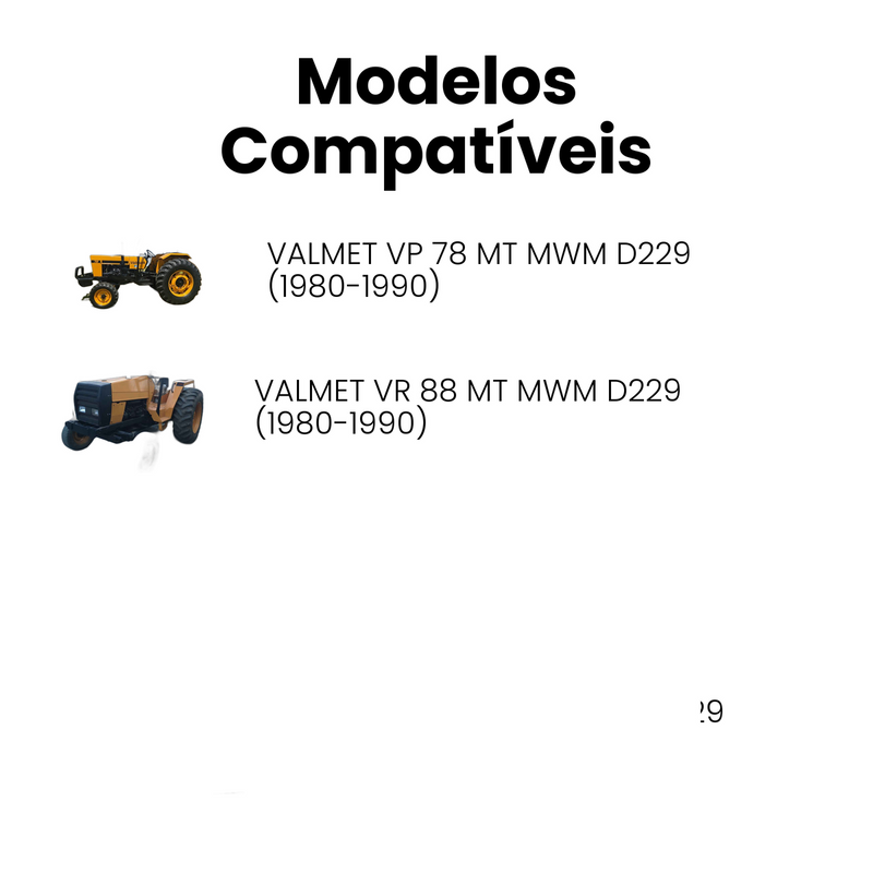 Bomba Água Agrale Valmet VW MWM D229 TD229 EC 1978-1996 - Imagem 4