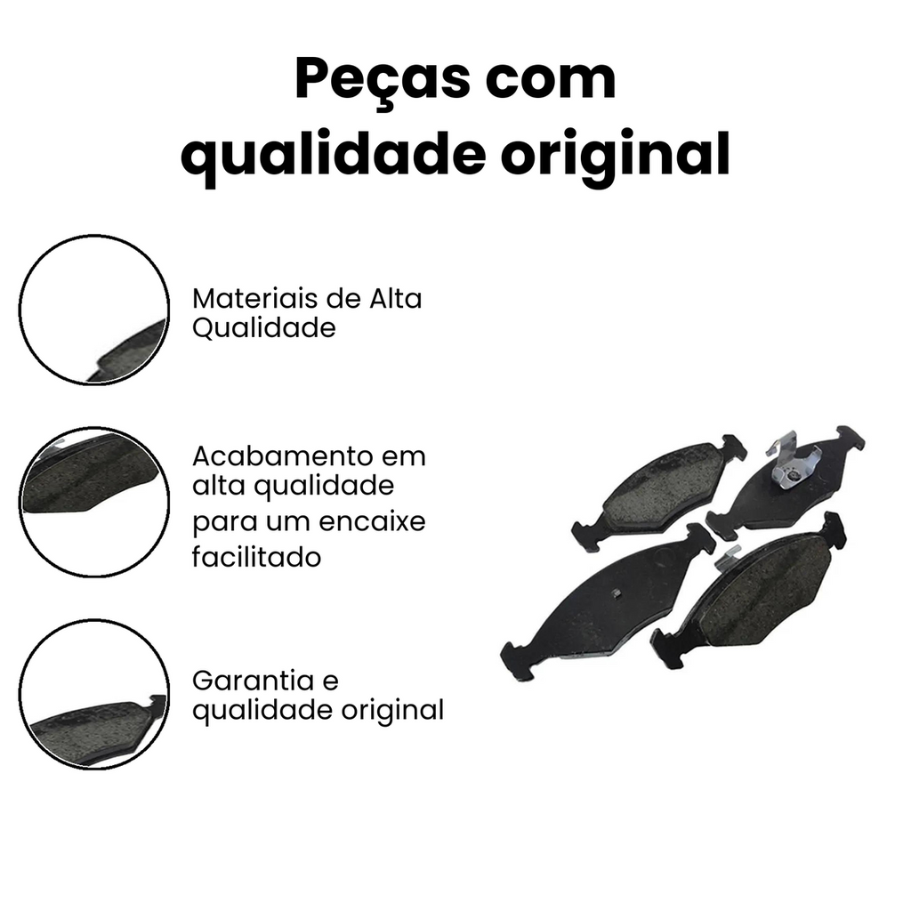 Pastilha de Freio Traseira Nakata Palio - Imagem 3