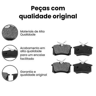 Pastilha de Freio Traseira Nakata FLUENCE GRAND - Imagem 3